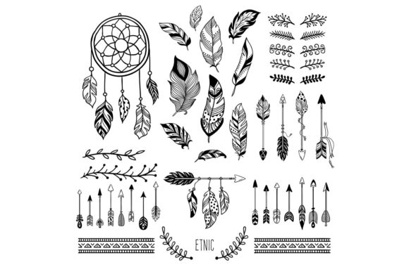 Download Boho Tribal Art Symbols - Tribal art Collection