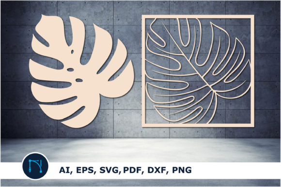 Download Laser Cut Monstera Leaf Home Decor SVG - Home decor svg Collection