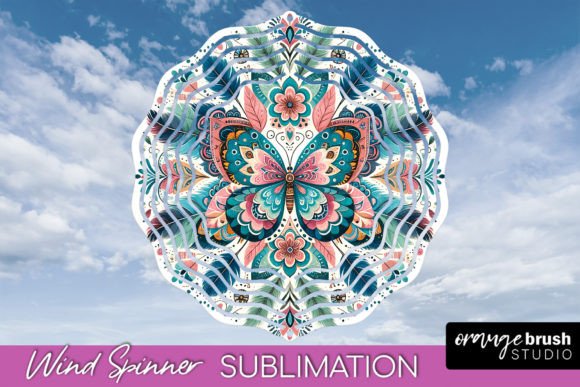 Download Butterfly Wind Spinner PNG Mandala - Png mandala Collection