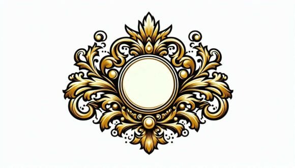 Download Golden Ornate Design - Golden Collection