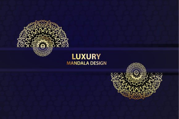 Download Luxury Golden Mandala Arabesque Pattern - Golden Collection