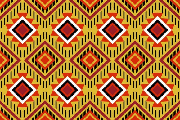 Download Yellow Tribal Art Aztec Ethnic Seamless - Tribal art Collection