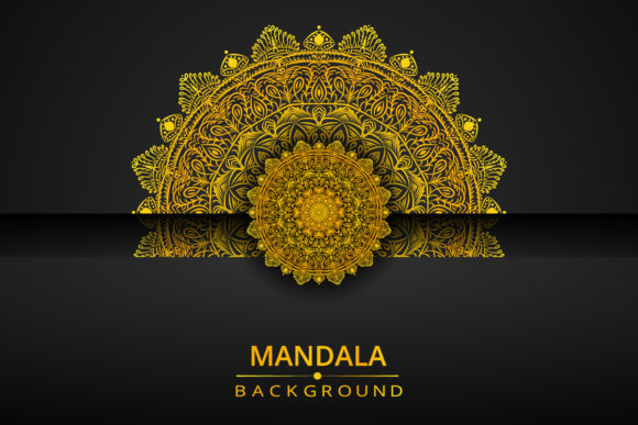 Download Modern Luxury Golden Mandala Background - Golden Collection